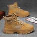 Martin Boots Men's Shoes Retro Tooling Shoes Men's Non-slip Platform Sports Short Boots_vogvips.com