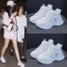 2025 Spring New Ins Korean Edition High Help Dad And Women's Student Height Increasing Sports Shoes, Running Casual_vogvips.com