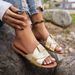 Summer Solid Color Flat Sandals 2025 Open Toe Outdoor Slippers Beach Women's Shoes Plus Size Zapatos De Mujer Slides_vogvips.com