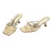 2025 Summer New French Style Gold High For Women, Elegant Thin Strap Mid Heel Open Toe Sandals_vogvips.com