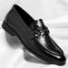 Euro Step Loafers 2025 Early Autumn New British Fashion Slip-On Business Casual Lazy Leather Shoes Men_vogvips.com