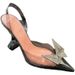 French-style High-heeled Shoes For Women With Rhinestone Bows, Pointed Closed Toe, Transparent Stiletto Heel, Crystal 7_vogvips.com