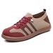 Women's Slip-On Casual Sneakers | Breathable Mesh Comfort Flat Shoes For Walking | Classic German Army Trainer Style_vogvips.com