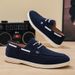 SHLIANG Men's Loafers Retro British Style Slip-On Casual Shoes Soft Bottom Lazy Man's Shoes Breathable Round Toe Non-Leather Plus Size Y0669_vogvips.com