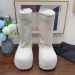 Top Quality Alaska Fur High Snow Boots Women Lamb Slip On Half Booties Pumps Heels Round Toe Designer Plaque Ski Comfor_vogvips.com