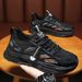 2025 Spring New Breathable Mesh Men's Trend Versatile Thick Sole Sports Casual Dad Trendy Shoes_vogvips.com