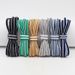 LACES 6mm Semi-circle Two-color Polyester LACES Fit Casual Shoes Sneakers Canvas Shoe Board Shoe Decoration_vogvips.com