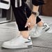 Men's Shoes Breathable Soft Sole British Style White Shoes Men's Outdoor Sports Shoes Casual Board Shoes_vogvips.com
