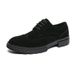 Euro Step Youth Carved Suede Men's Brogue Pointed Casual British Style Single Korean Version Small Leather Shoes_vogvips.com