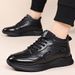 New cotton shoes high top plus fleece casual sports shoes men's warm leather non-slip men's shoes_vogvips.com