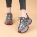 Dad For Women 2025 New Spring And Autumn Running Shock Absorption Lightweight Sports Thick Sole Casual Shoes Make Feet_vogvips.com