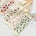 Randomly 5 Pairs Of Mid Length Spring And Summer Thin Lace Cute Breathable Socks_vogvips.com