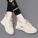 Women's Flyknit Mesh Shoes Fashion Sneakers 2024 Spring Autumn Breathable Non-Slip Soft Sole Shoes Versatile Casual Shoes_vogvips.com