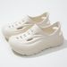 Men's Summer Lightweight Cropped Sandals Thick Sole Non Slip Beach Shoes Outdoor Hiking Water Wading Pedal Feel_vogvips.com