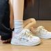 Little White Shoes Female And Female Students Leisure Sports Versatile Board Shoes Street Shooting_vogvips.com
