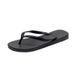 Women's Flip-flops Outdoor Wear, Simple Black Thong Sandals, Non-slip Beach Shoes, Trendy Summer Sandals For Men_vogvips.com