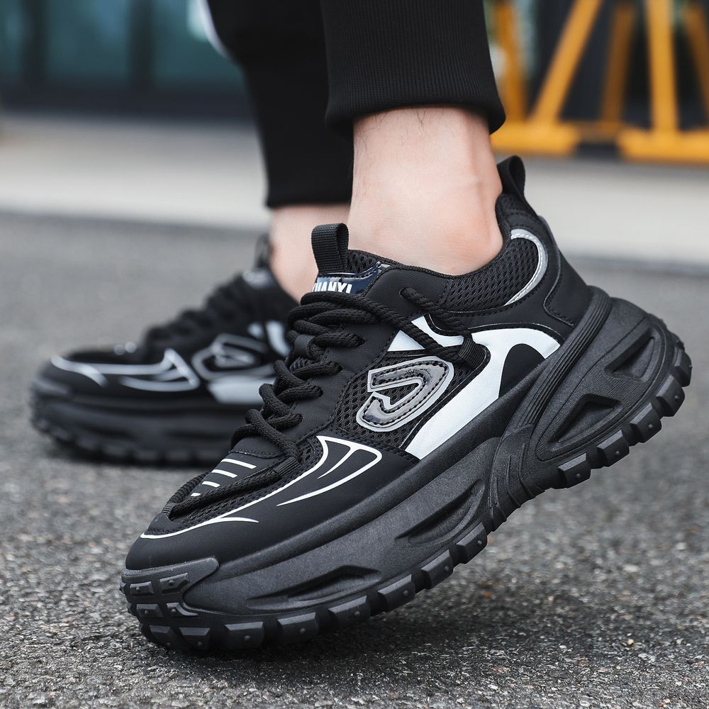 Non-slip Outdoor Sports Men's Shoes Casual Shoes Platform Heightening Dad Shoes Trendy Shoes_vogvips.com