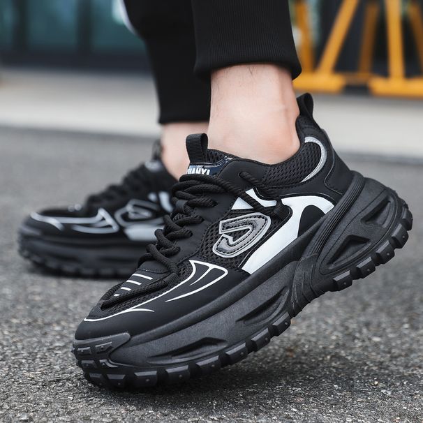Non-slip Outdoor Sports Men's Shoes Casual Shoes Platform Heightening Dad Shoes Trendy Shoes_vogvips.com