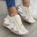 SHLIANG Fashion Tennis High Top Canvas Shoe Sneakers Women Shoes Lace Up Breathable Casual Running Autumn Platform Girls_vogvips.com