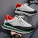 Men's Fashion Sneakers With Thick Sole - Breathable Low-Top Casual Shoes For Everyday Wear, Non-Slip & Comfortable, Sizes 39-44_vogvips.com