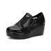 Women's Wedge Heel Breathable Mesh Deep-Cut Slip-On 2026 Summer Platform Thick-Soled Casual Versatile Mom Shoes_vogvips.com