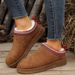 Women's Shoes Large Size Slippers For Women Velvet And Thickened Cotton Shoes For Women_vogvips.com