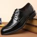 Euro Step New Genuine Casual Business Trendy Leather Brogue Fashion Men's Shoes_vogvips.com