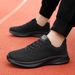Flyknit Casual Sports For Men, Lightweight Running With Straps, Summer Mesh Shoes_vogvips.com
