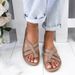 2025 Summer New Slippers, Casual Slope Heels, Toe Sandals, Solid Color, Large Size Women's Shoes_vogvips.com