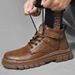 European Warm Series Martin 2025 Autumn Winter New Men's Chinese Style Casual Work Genuine Leather Thick Sole Non-Slip British Boots_vogvips.com
