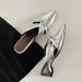 Cowhide Version~ Genuine Leather Hidden Wedge Closed-Toe Shoes For Women Summer Pointed Toe Slip-On Mules Half Slippers_vogvips.com