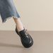 Platform Loafers Women's Word With Retro Maillard Soft-soled Small Leather Shoes British Style_vogvips.com