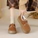 Weiwei Girl 678-5 Thick-Soled Fleece-Lined Snow Boots Winter One-Strap Height-Increasing Warm Cotton Shoes_vogvips.com