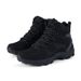 Breathable And Non Slip Men's One Size Fits All High Top Adhesive Yellow Flat Heeled Hiking Shoes, Combat Boots_vogvips.com