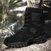 Men's Tactical Military Boots High Top Combat Boots Outdoor Training Hiking & Work, Durable Leather Upper Tactical Boots Shoes Desert Work Boots_vogvips.com
