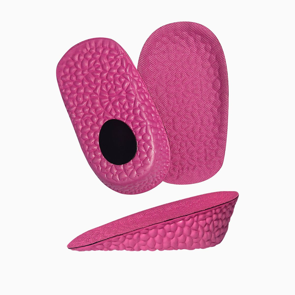 New EVA invisible height enhancing breathable insole for men and women, memory foam cushioning height enhancing insole, heel half pad_vogvips.com