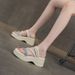 Small Thick-bottomed Cool Slippers, Female New Two Wear Height-increasing Fairy Wind Beach, Wearing Female Cool Slippers_vogvips.com