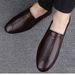 Men's Casual Loafers, Driving To Work, Soft-soled Soft Leather Men's Shoes, Lazy Men's Shoes_vogvips.com