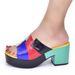 Italian Design Wedges For Women Platform Shoes High Heels Strong Heel Pumps Lady Wedge Sandals_vogvips.com
