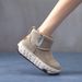 Women's Shoes Thick Soled Snow Boots Winter New Short Tube Plus Velvet Thick Warm Inner Height Increasing Cotton Shoes Waterproof And Non Slip_vogvips.com