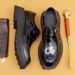 【 VIP Specialty 】 Men's Casual Leather Genuine Leather, British Business Formal Buckle, Mengke Shoes, Thick Soled Height_vogvips.com