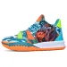 Mens Graffiti Print High Top Basketball Shoes Non Slip Cushioned Sole Breathable Upper For Sports And Training_vogvips.com