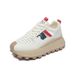 Daddy Shoes Female Student Sports Thick-soled Heightening Shoes Casual Mesh Breathable_vogvips.com