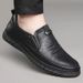 Fashion Spring And Autumn Versatile Non-Slip Casual Walking Comfortable Business Slip-On Sole Soft Surface Men's Shoes_vogvips.com