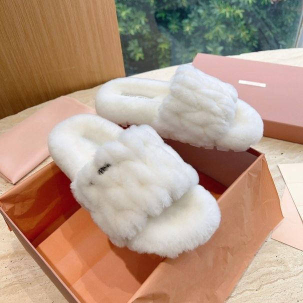 26ss New 2 Version Wrinkled Furry High For Women, Outdoor Wear, New Autumn And Winter Lamb Wool Fashion Thick Sole Wom_vogvips.com