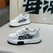 Trendy Men's Shoes, New Spring Model, Low-Top Fabric Upper, Comfortable And Casual, Soft Sole, Lace-Up, Korean Style,_vogvips.com