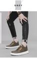 Invisible Inner Height Increase Hollow Men's Shoes Men's Small White Board Shoes Men's Casual Leather Shoes_vogvips.com