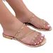 Women's Flat For Foreign Trade, 2023 Summer New Model, Round Toe, Studded, Simple And Casual, Large Size_vogvips.com