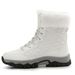 Women's Shoes Winter Snow Boots With Non-Slip Rubber Sole, High Top Leather Warm Shoes For Outdoor Travel And Daily Wear_vogvips.com