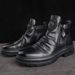 2024 Autumn High Top New Versatile Zipper Korean Edition Martin Boots Men's Casual Shoes_vogvips.com